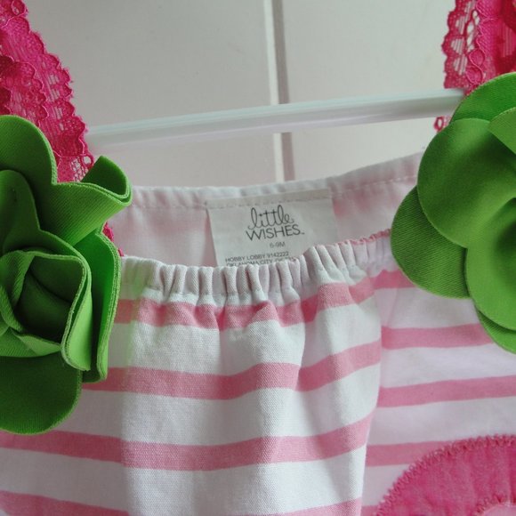 3 for $18.. Flamingo Baby Bubble Stripes - Picture 3 of 5